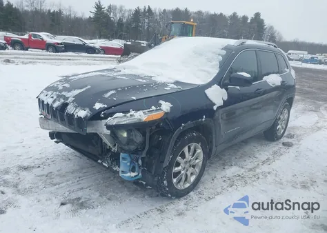 2014 Jeep Cherokee Limited z USA, uszkodzony, nr VIN 1C4PJMDS2EW133524